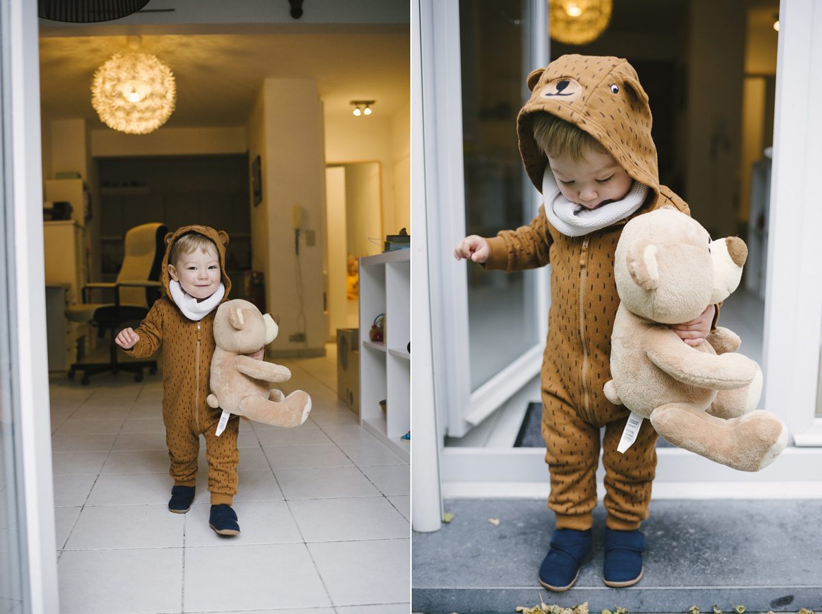 Halloween Bear Costume Toddler Photographer Brussels 003